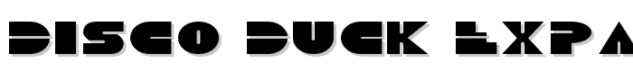 Disco Duck Expanded font